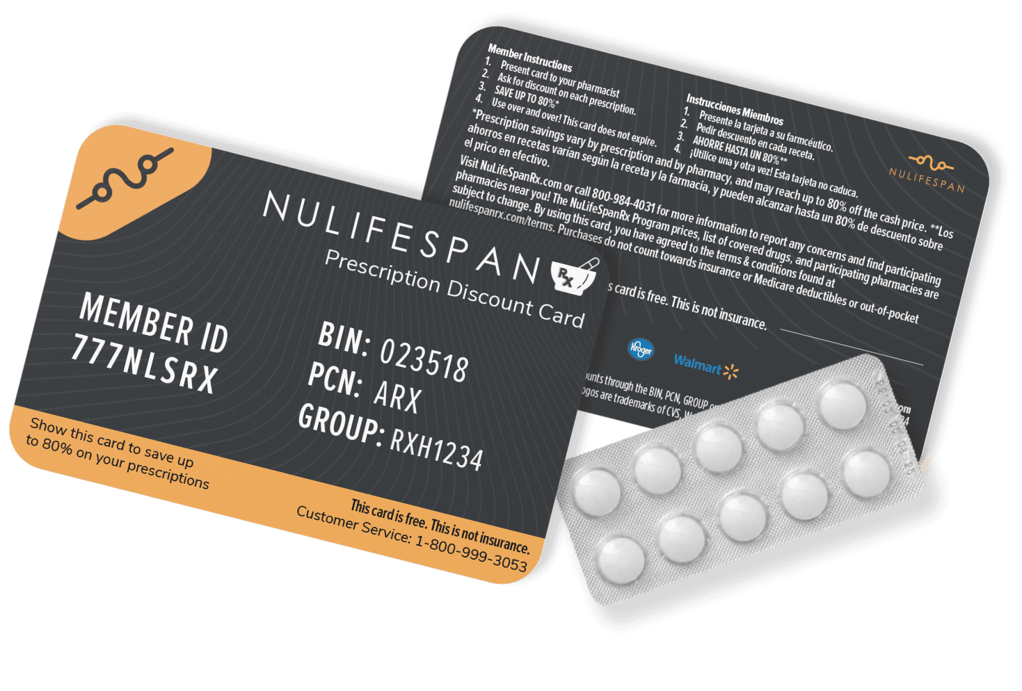 NuLifeSpanRX BIN save 80 percent prescription discounts